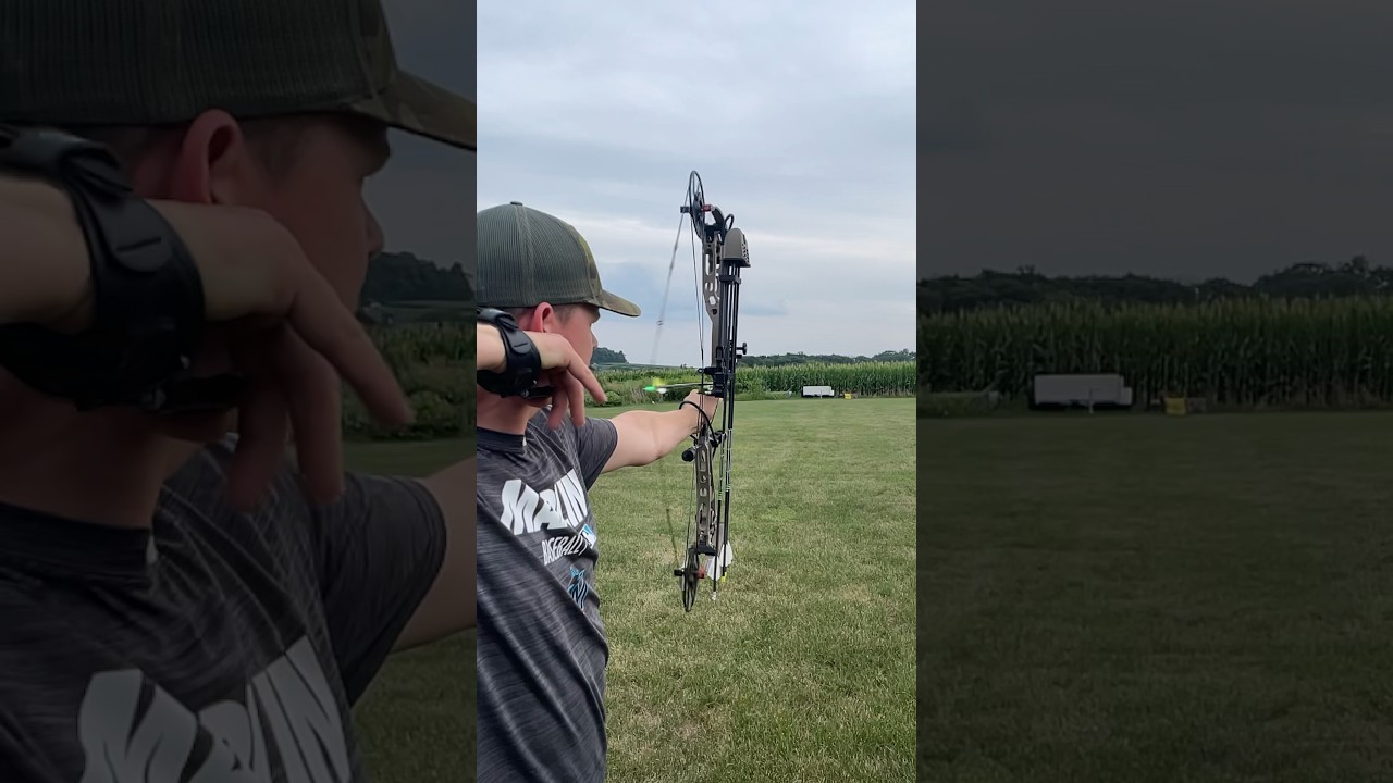 SLOW MO Bow Shot! 🏹🔥 