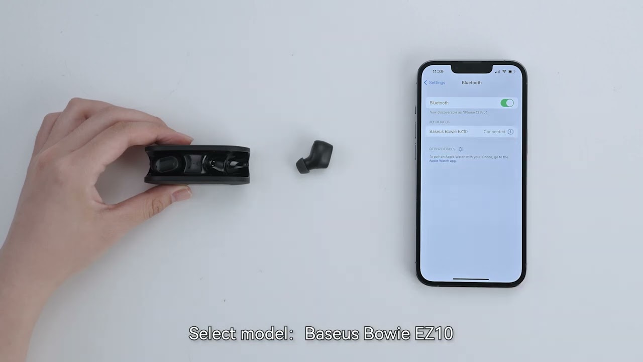 Baseus Bowie  EZ10 TWS  Product Operation Instruction