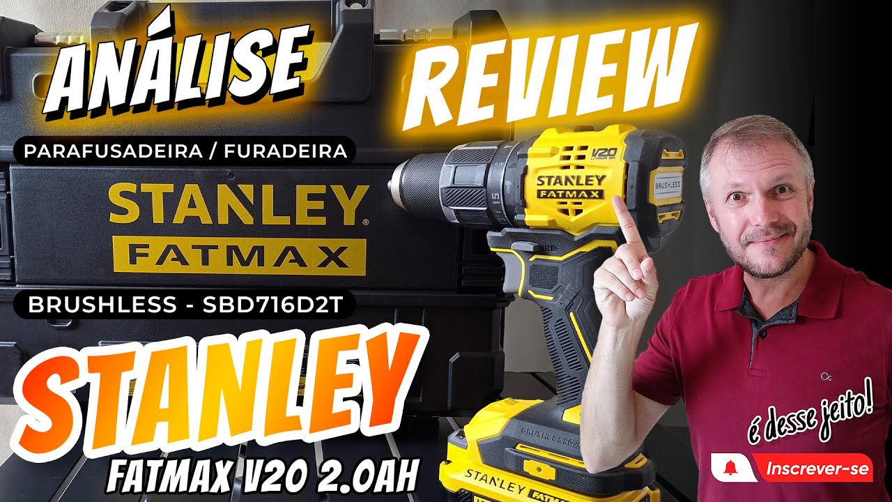NÃO COMPRE SEM VER VIDEO DE REVIEW E ANÁLISE PARAFUSADEIRA STANLEY FATMAX V20 #shorts #viral #video
