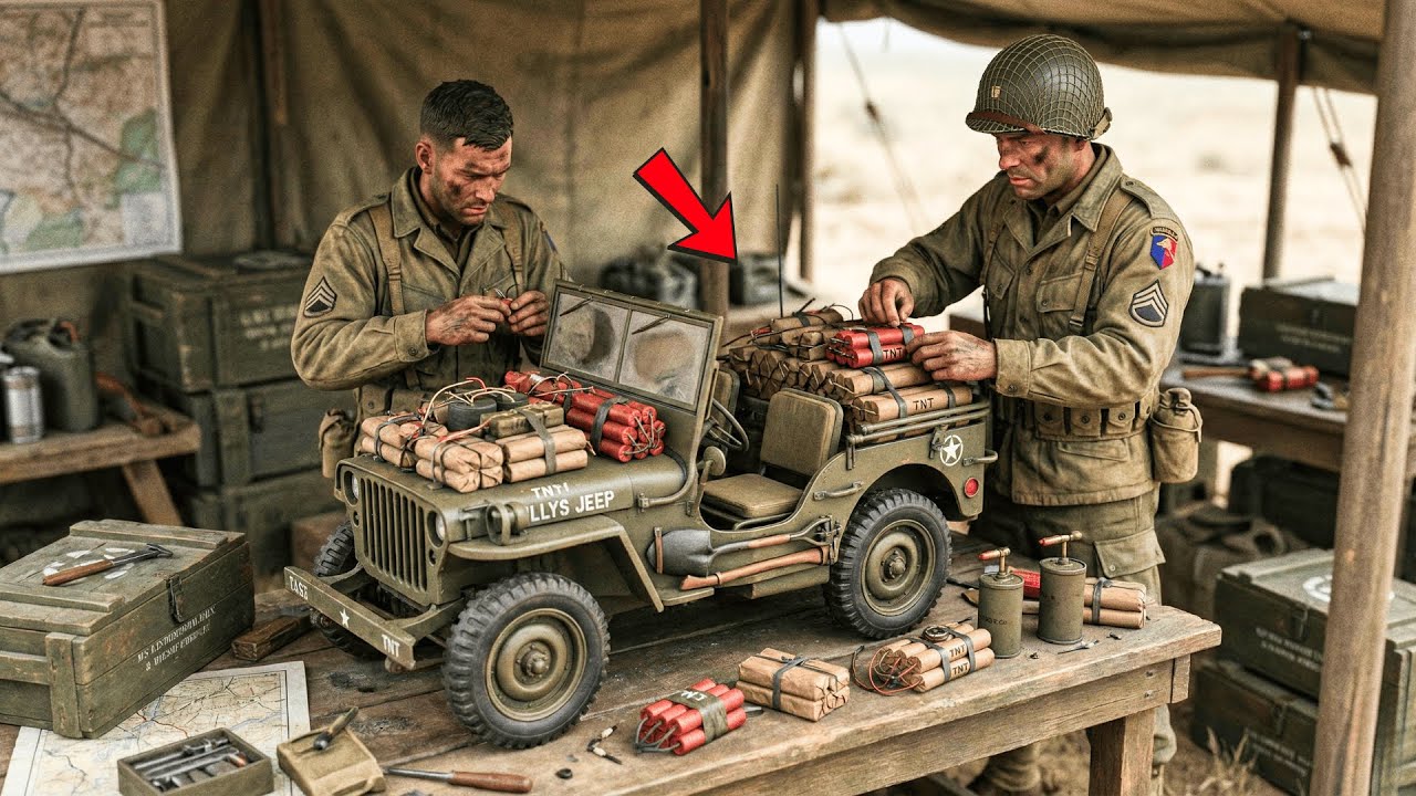Why Did A US Soldier Build A Miniature Jeep Filled With TNT In WWII?