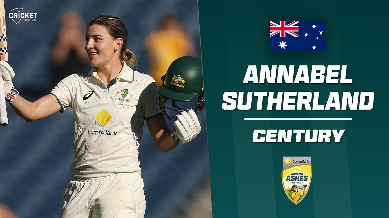 Test queen Sutherland makes history with MCG ton | Australia v England 2025
