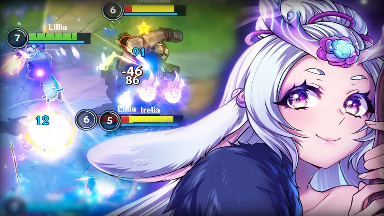 SPIRIT BLOSSOM LILLIA GAMEPLAY - BUILD & RUNES - WILD RIFT