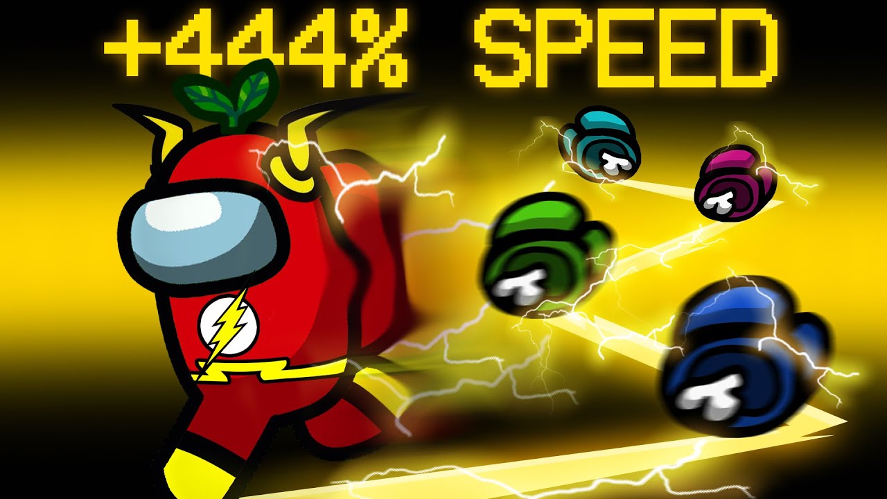 AMONG US mit +444% SPEED... ist EXTREM UNFAIR?! (500 IQ Runde)