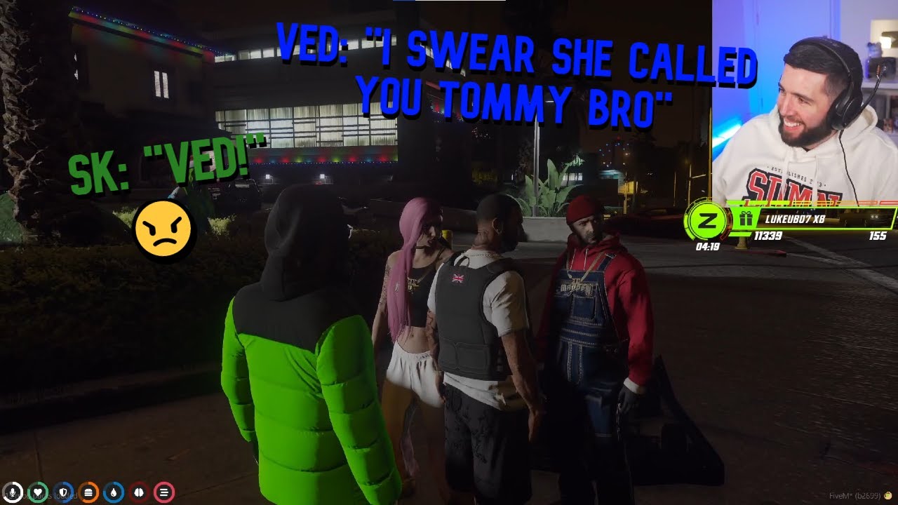 The Mandem tell Tommy about Elena calling SK Tommy! 🤭 | NoPixel Gta 5 RP Mandem Clips