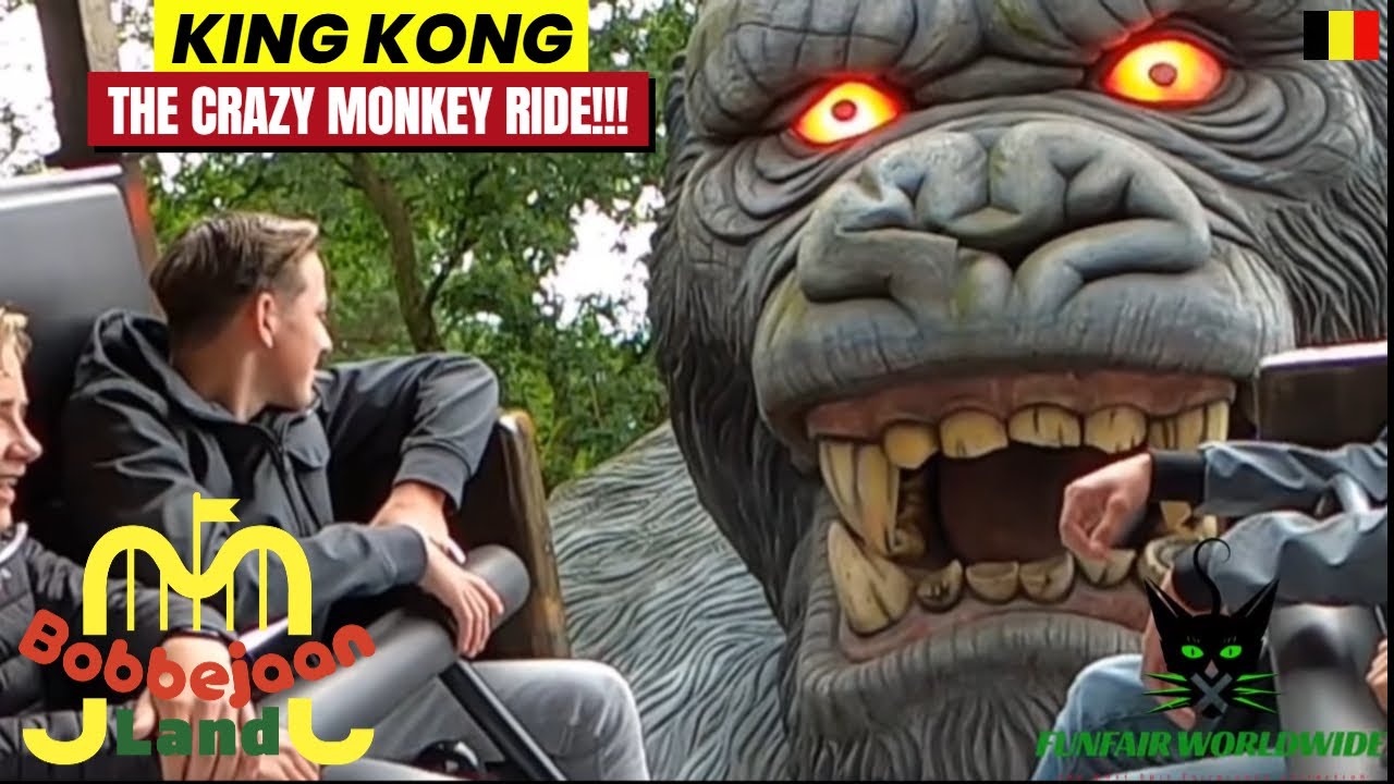 KING KONG: The Crazy Monkey Ride at Bobbejaanland! 🇧🇪