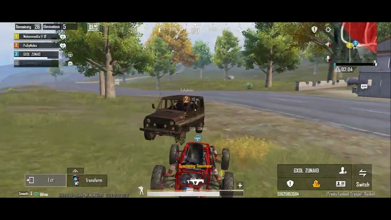 Bgmi New Update 4.1 Gameplay Free Fire Game Suri Gaming 🎮🎯