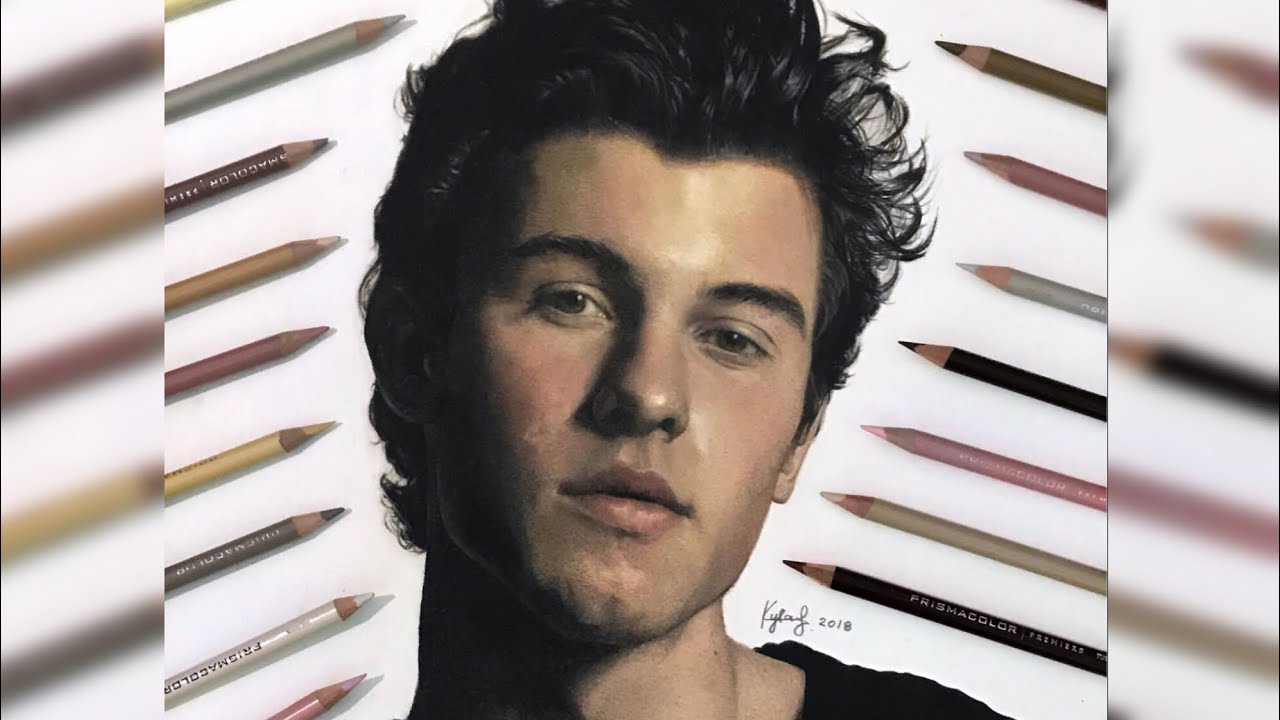 Shawn Mendes Drawing Timelapse (Prismacolor)