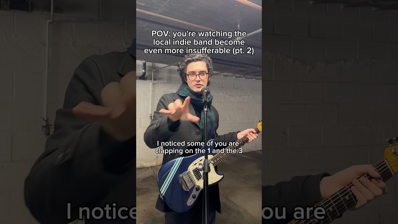 POV: Local Indie Band Becomes Even More Insufferable #bandhumor #bandmemes #indieband #indie #singer