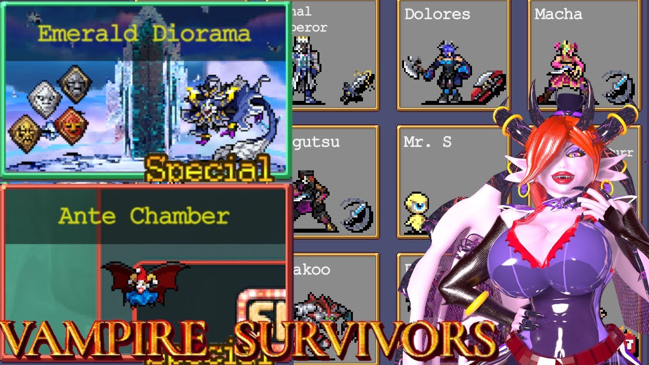 To the Emerald Diorama! part 2- Vampire Survivors