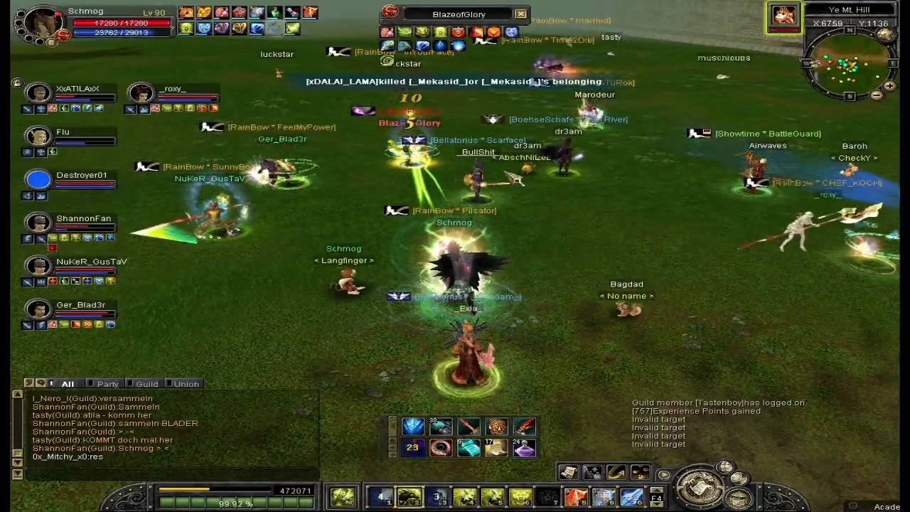 Silkroad Guildwar RainBow vs. _MortiFeruS_ on Sparta