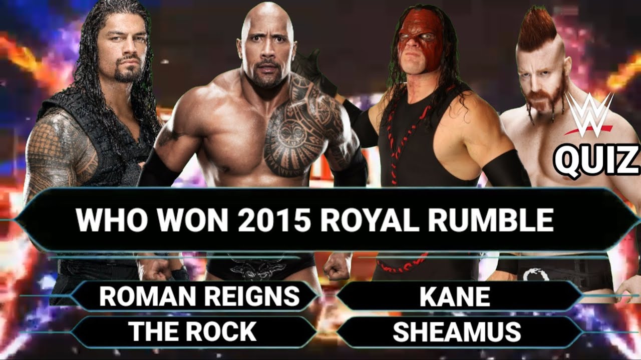 WWE QUIZ - ONLY TRUE WWE FANS GIVE THIS ANSWER | ROYAL RUMBLE QUIZ | BY WRESTLE MASTERMIND