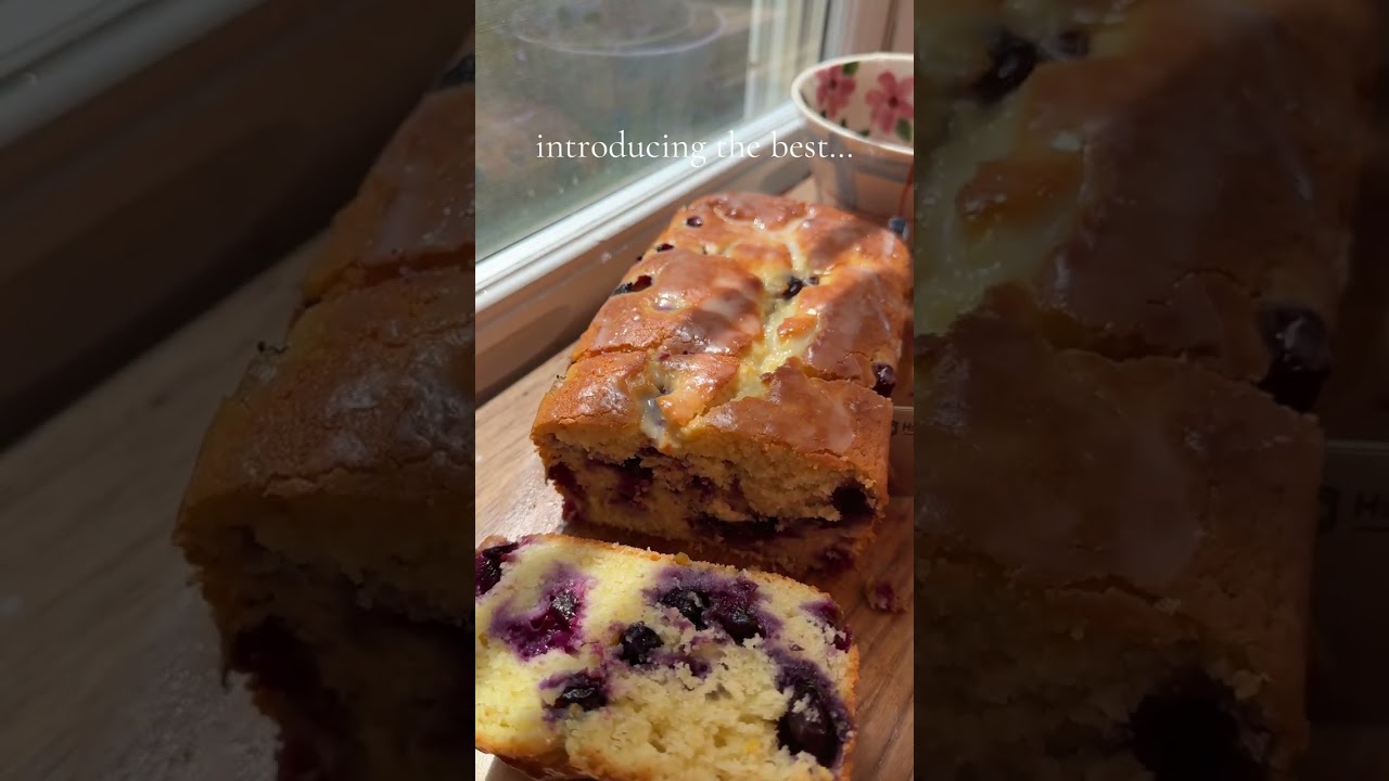 Introducing the best lemon blueberry loaf #lemon #blueberry #blueberrymuffins #bread #baking