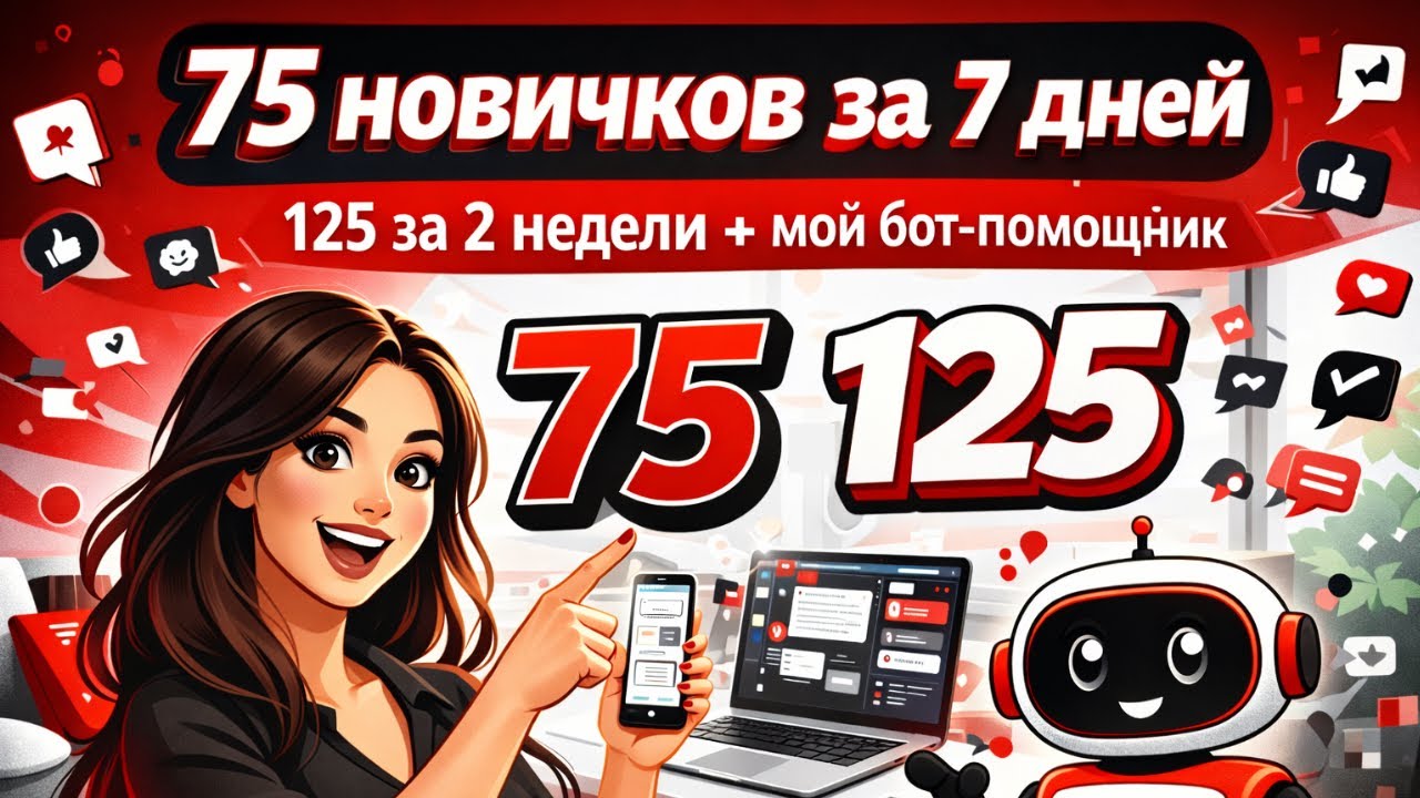 Боты и Яндекс реклама приводят по 75 новичков за неделю. Забирай ссылки на них в описании под видео 