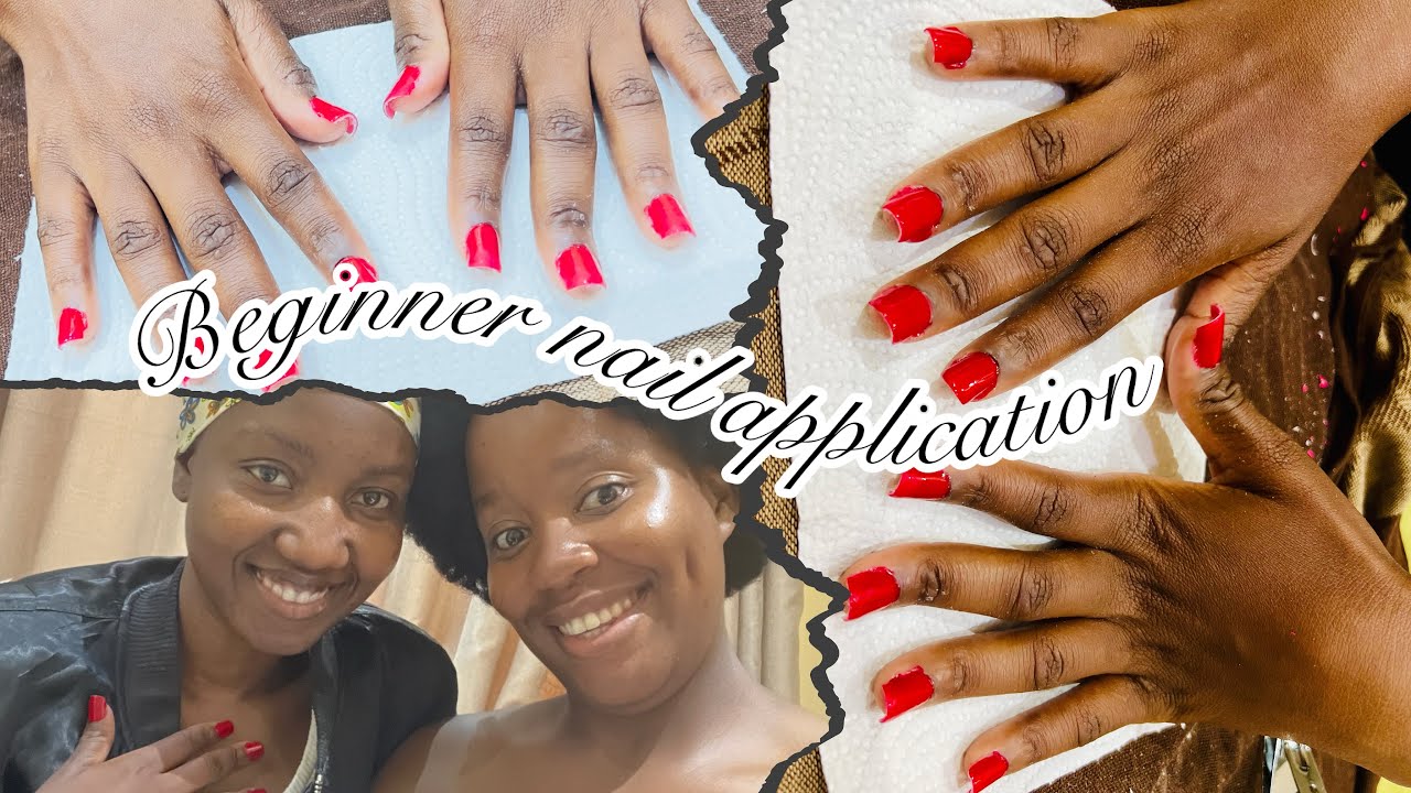How to do nails at home | DIY nails | beginner friendly | first time doing nails