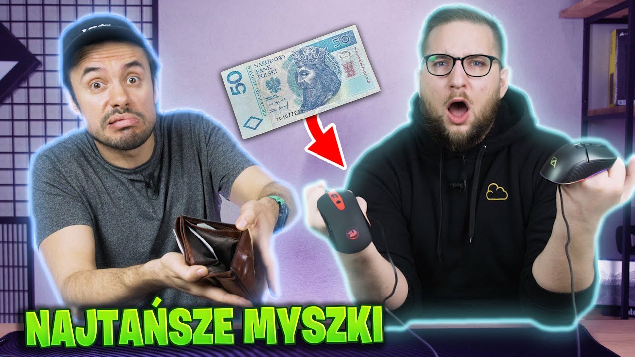 NAJLEPSZE MYSZKI DO 50 ZŁ - do gier!