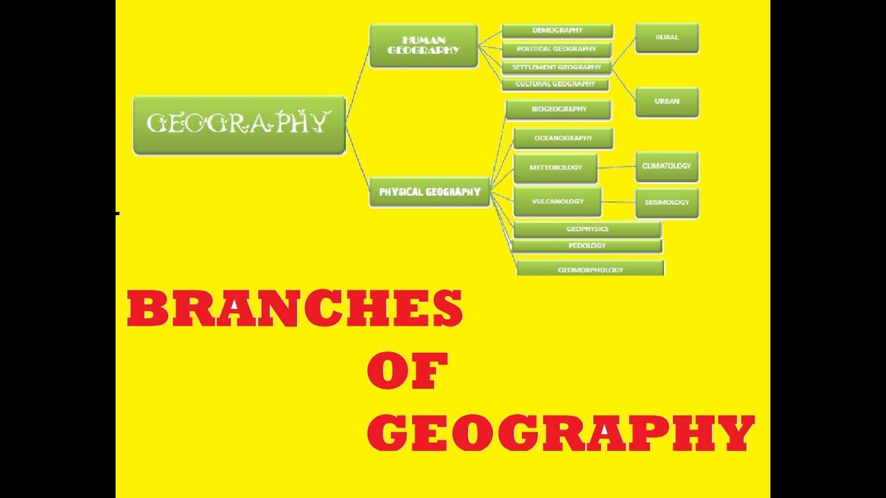 The Branches of Geography Explained by Mr Hawnree