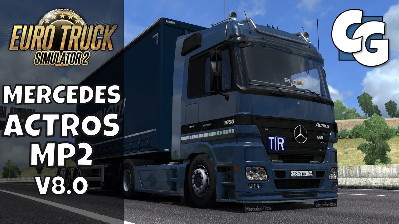 Mod Spotlight - Mercedes Actros MP2 v8.0 - ETS2 1.31