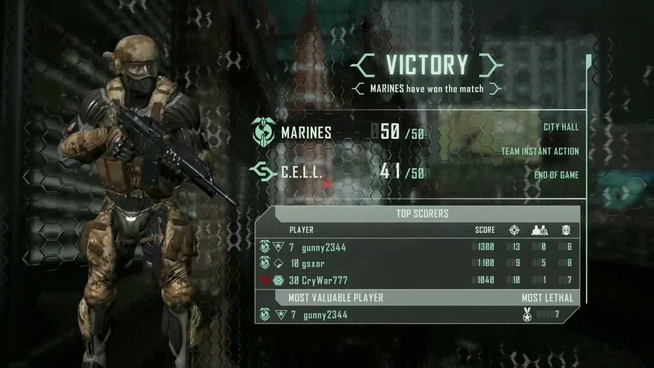 Crysis 2 first official multiplayer Gameplay for pc on nvidia 690gtx and intel i7 core @ 4.5 ghz