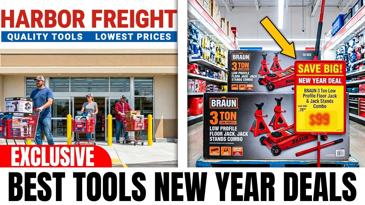 BEST Harbor Freight New Year DEALS to Grab Before They’re GONE