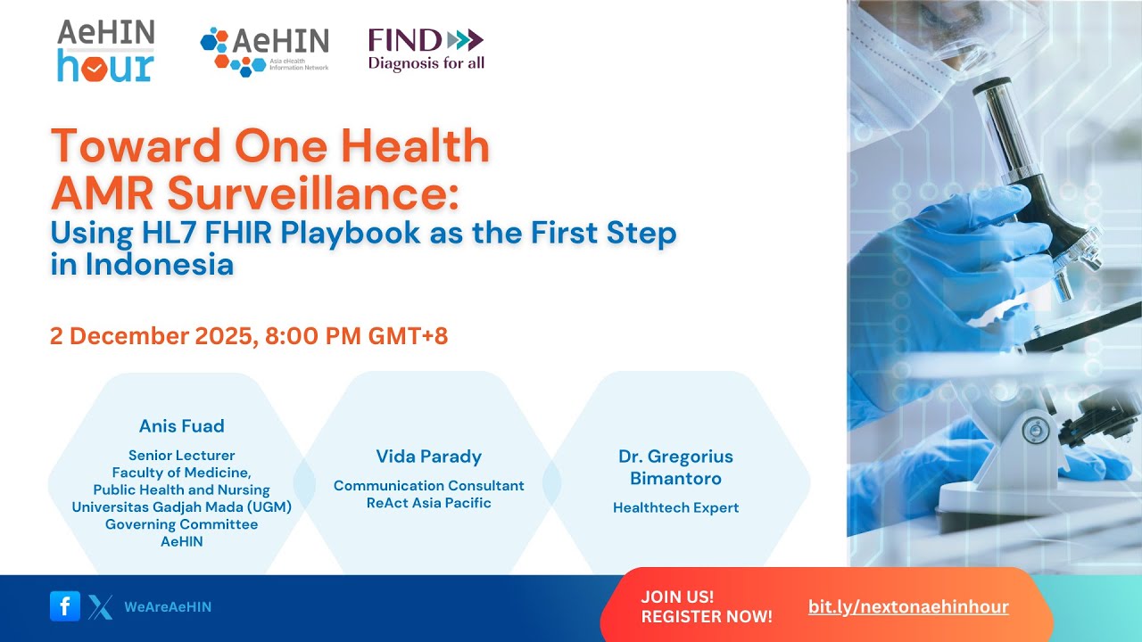 AeHIN Hour - Toward One Health AMR Surveillance