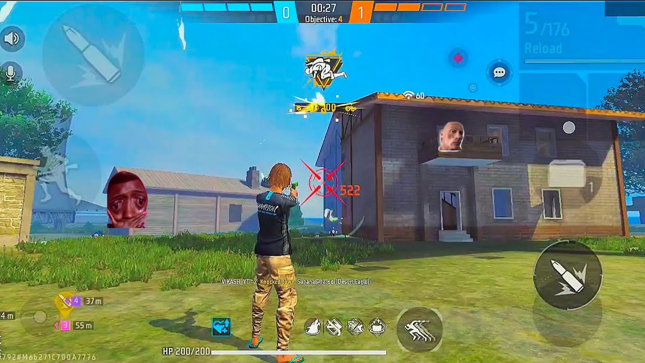VIRAL 🔥 FUNNY 😂 AND HEADSHOT GAMEPLAY ⚡💥!! WEAT FOR END 😝@10ksuscriber 