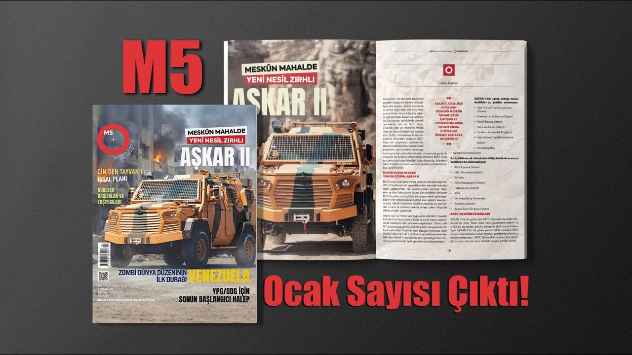M5 DERGİ OCAK SAYISI &Ccedil;IKTI!