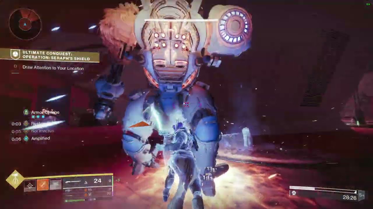 Solo Ultimate Conquest: Operation: Seraph's Shield with Titan Khepri's horn - Destiny 2