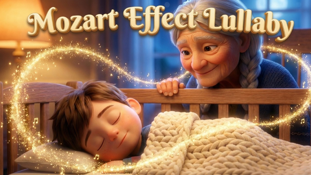 🧠 Mozart Effect Lullaby for Babies | Brain Development & Sleep Music for Toddlers