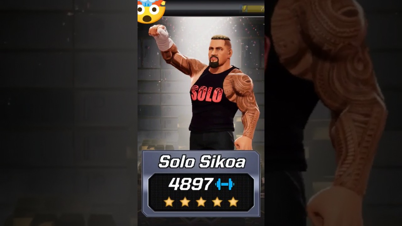 🔥Unlocking 5 Star Solo Sikoa 👿 In WWE Mayhem #shorts  #wwemayhem #wwe #viral #solosikoa