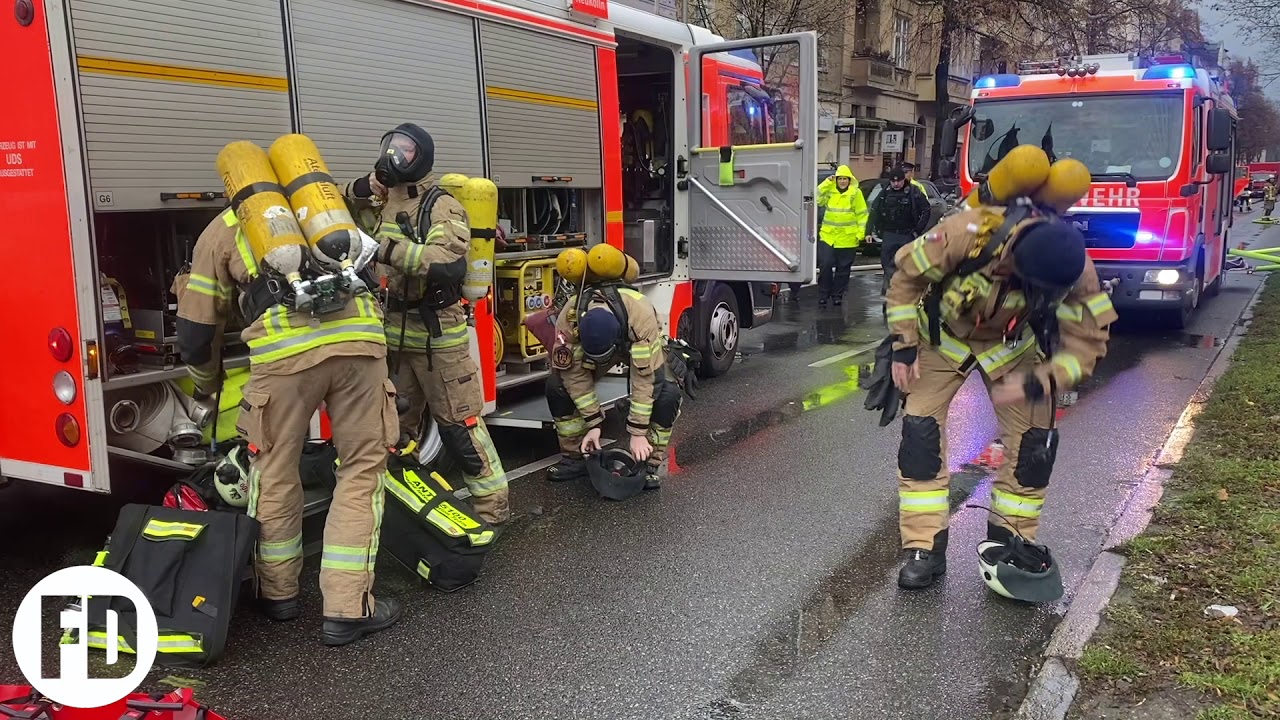 Feuer Dach - Lichterfelde - Hindenburgdamm