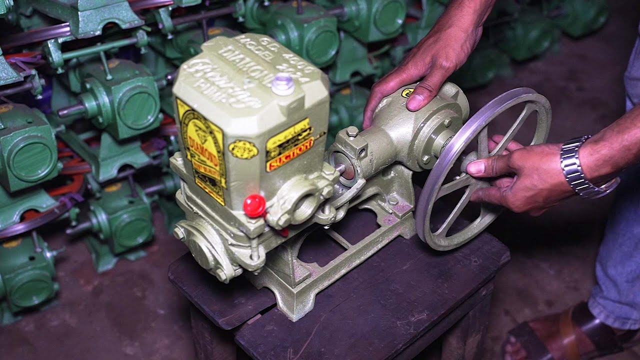 How a Donkey Pump is Made Inside the Local Factory Process