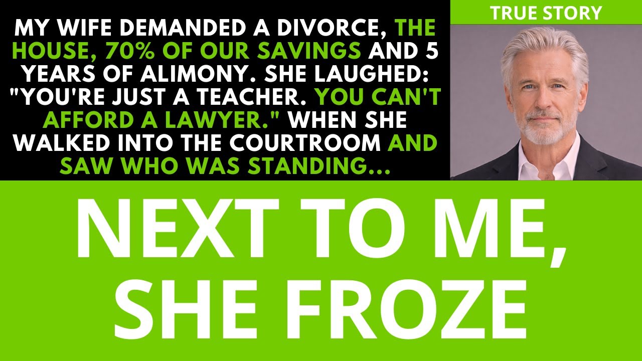 My wife wanted a divorce and laughed ’cause I had no lawyer – but in court, she froze...
