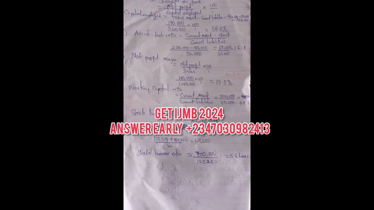 HOW TO PASS IJMB 2024 EXAM