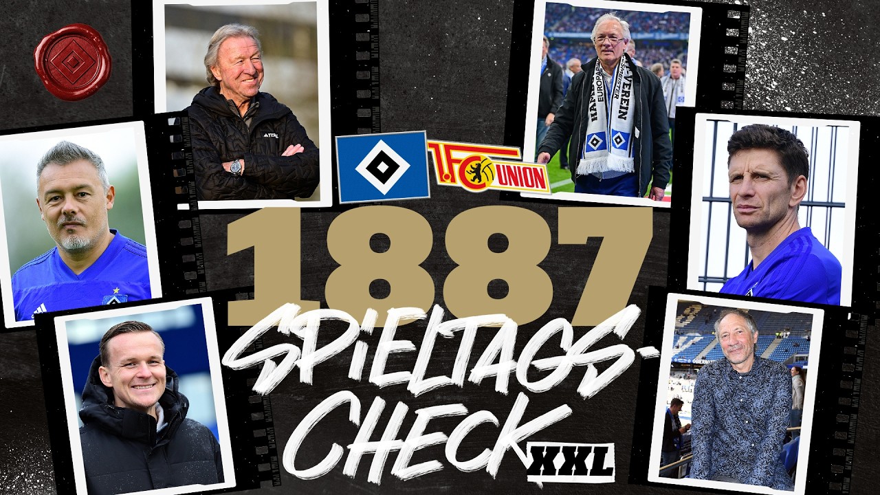1887 BUNDESLIGA-SPIELE – EINE HSV-ZEITREISE | Spieltagscheck – Legenden-Ausgabe| HSV vs Union Berlin