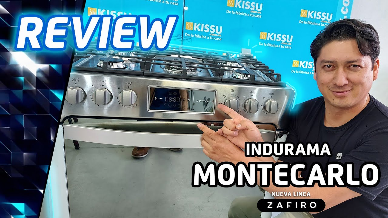 🔥 COCINA MONTECARLO LINEA ZAFIRO ⚫ ¿QUÉ CARACTERÍSTICAS TIENE? / KISSU ECUADOR