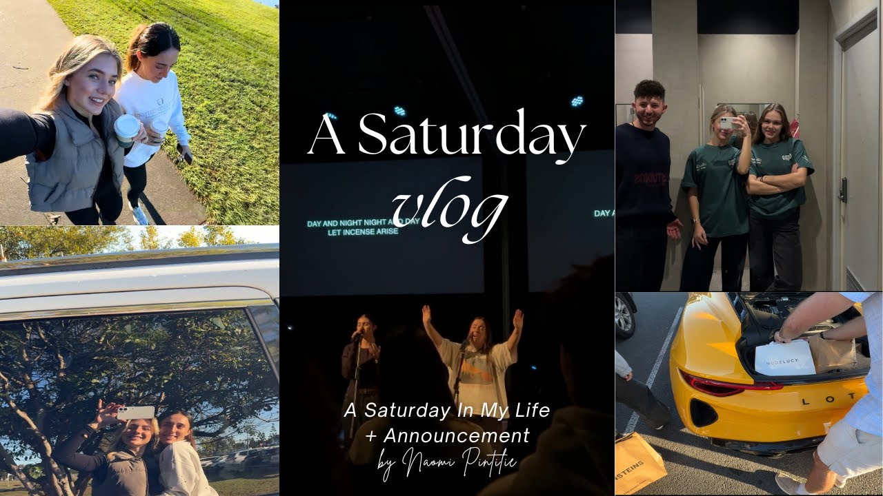 Saturday - announcement + shopping | vlog
