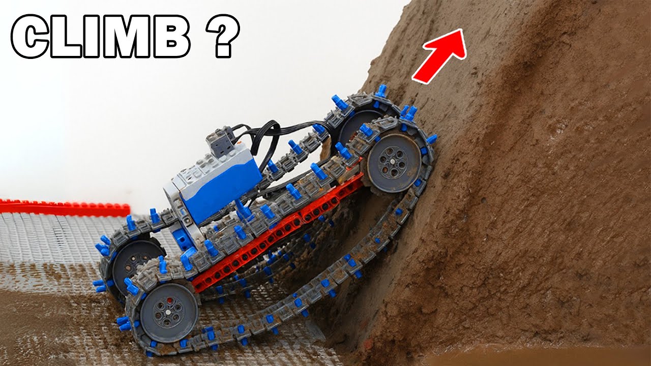 LEGO Technic Car vs Slippery Mud Slope - EPIC Climb or Fail? | Smart Lego