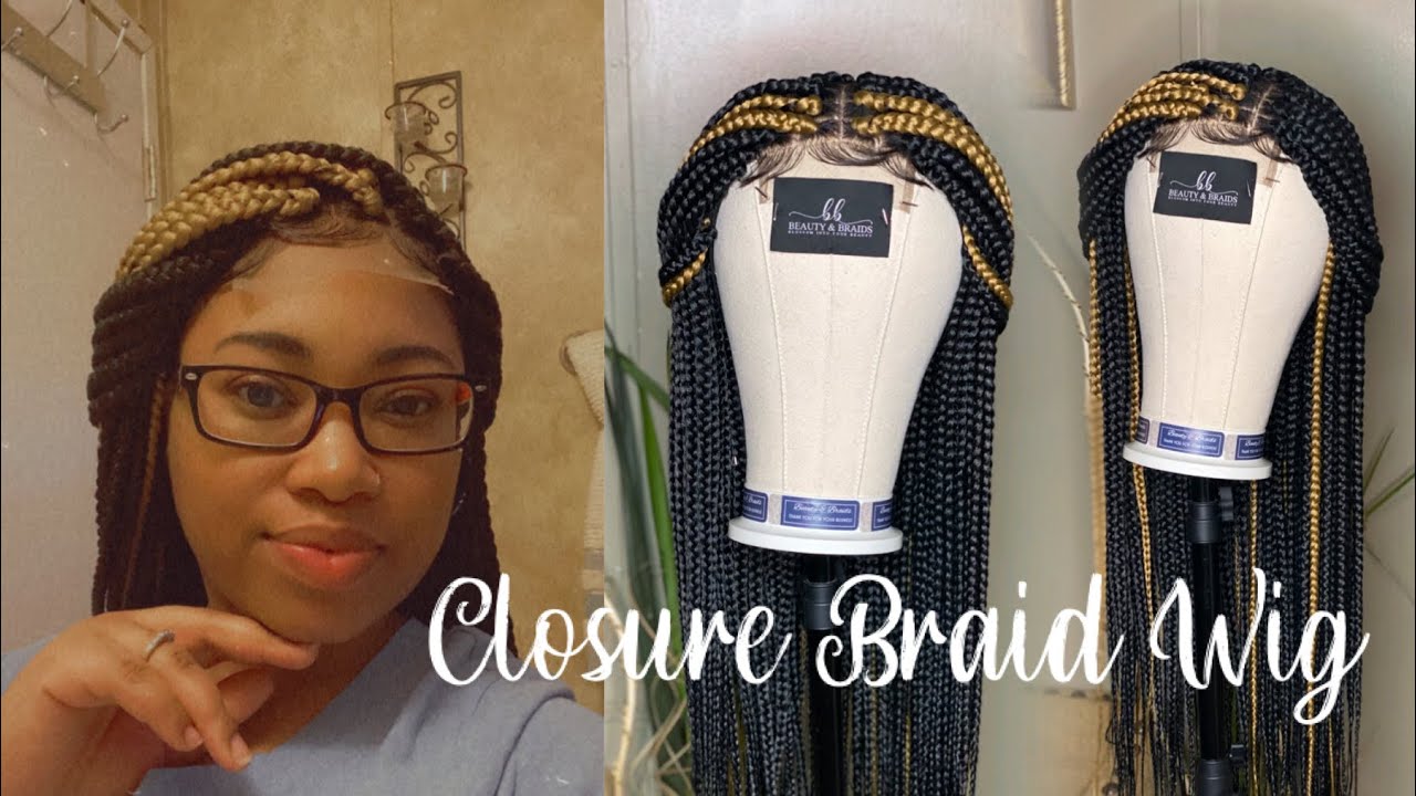 Box Braid Closure Wig|How-To