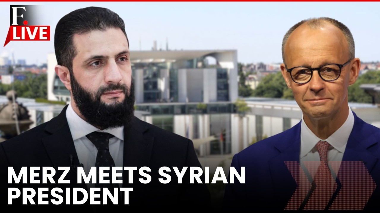 LIVE: German Chancellor Merz Receives Syrian President Al-Sharaa | German-Syria Ties