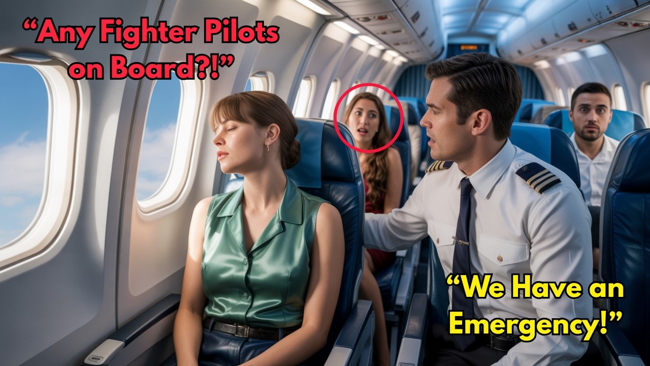 She Slept Peacefully — Until the Captain Screamed: 'Any Fighter Pilots on Board?!'