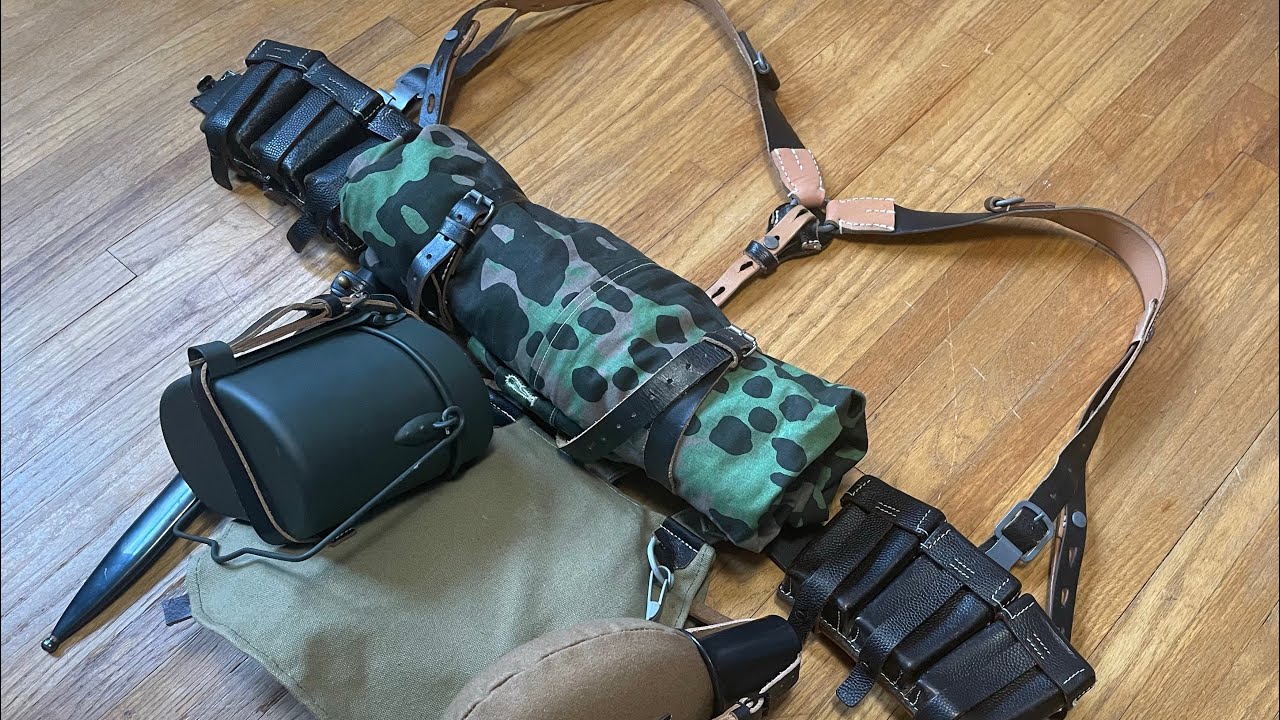 How to put on your German, World War II Y straps