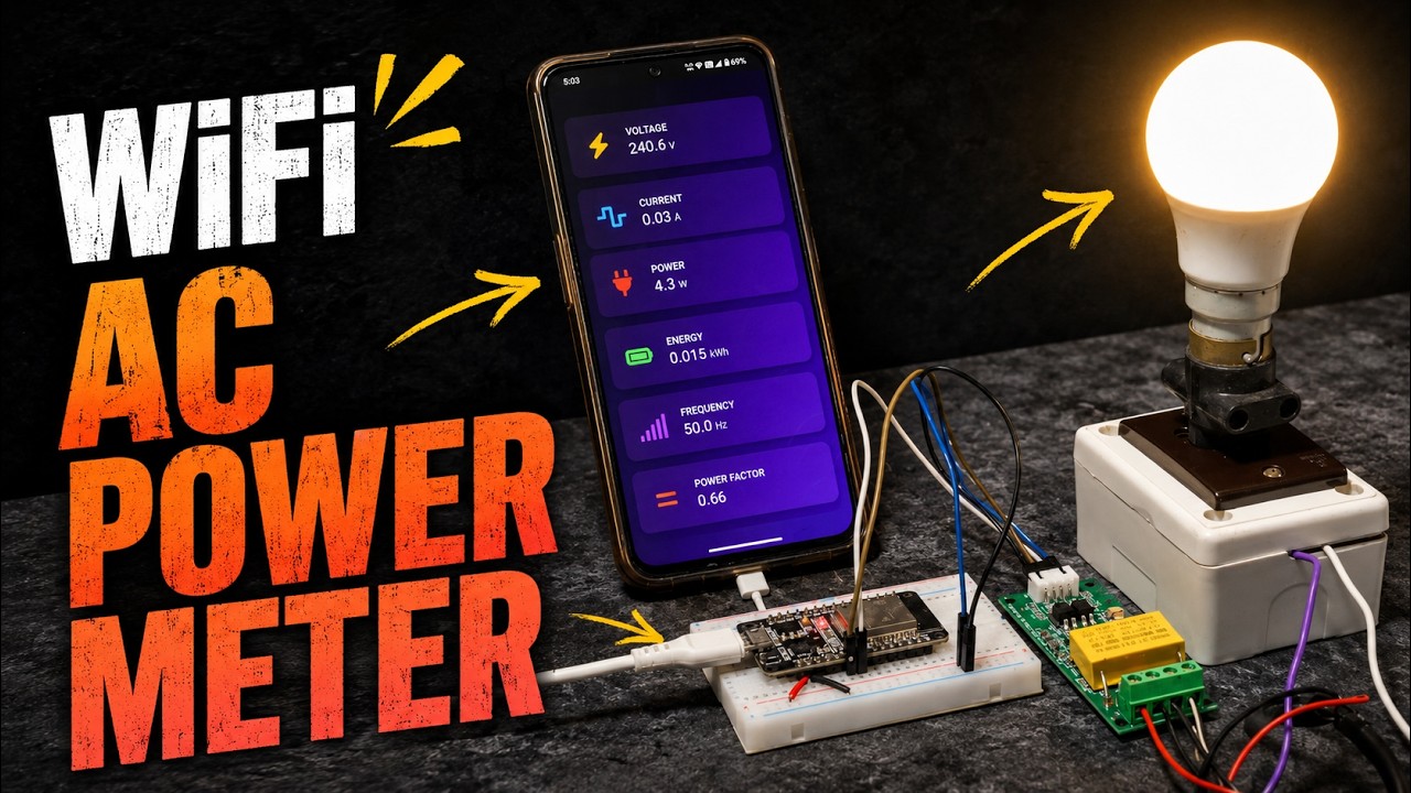 IoT Smart Energy Meter Using ESP32 & PZEM-004T Module