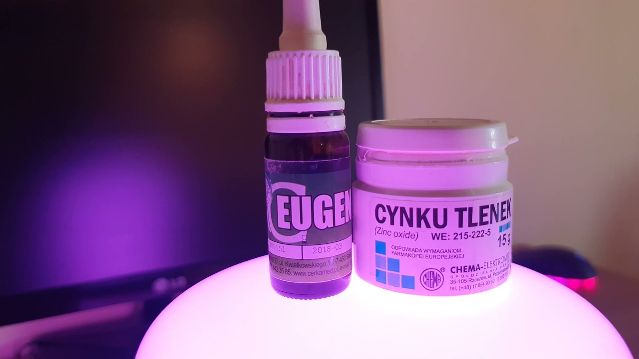 Tlenek cynku z eugenolem - materiały tymczasowe