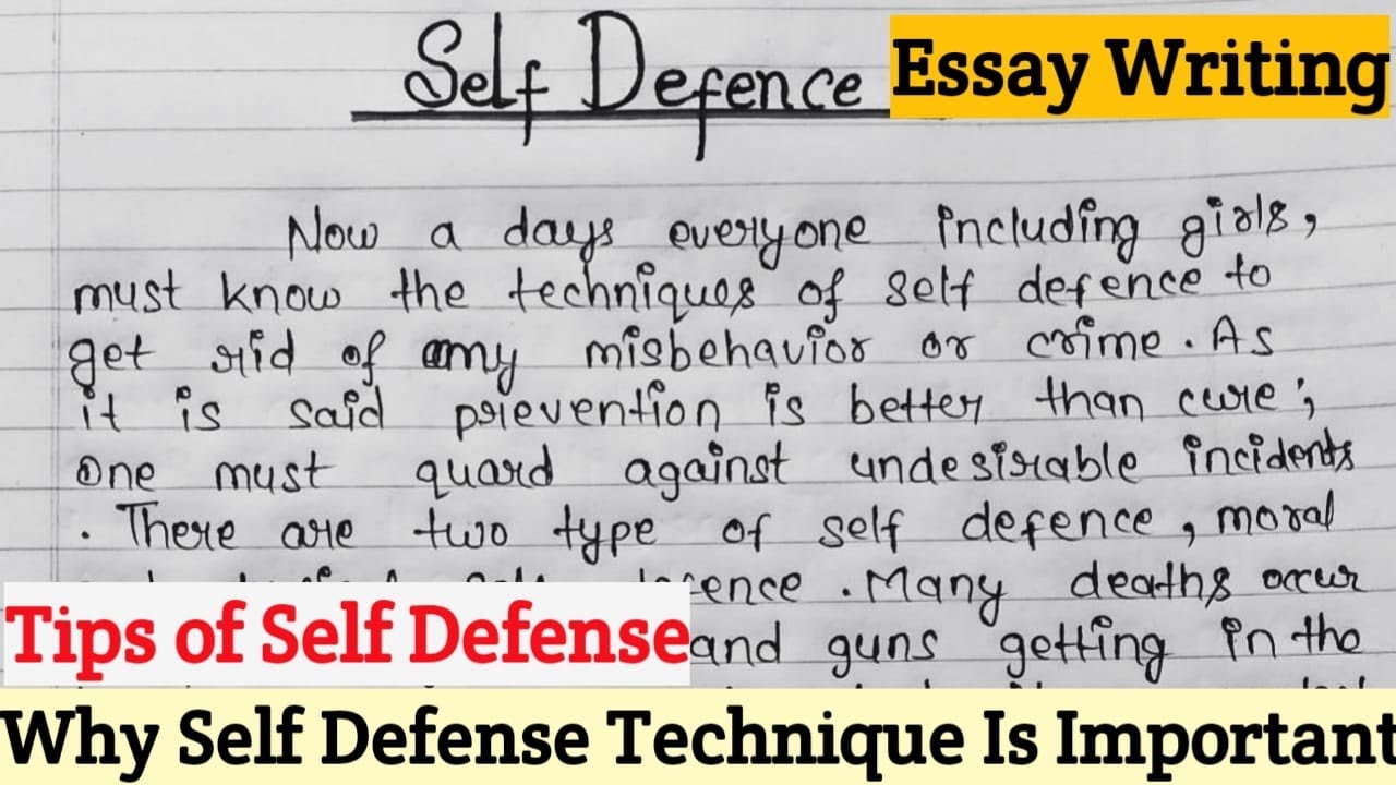 Importance Of Self Defence Essay | Paragraph On Self Defence |10  Line On Self Defence |Self Defence