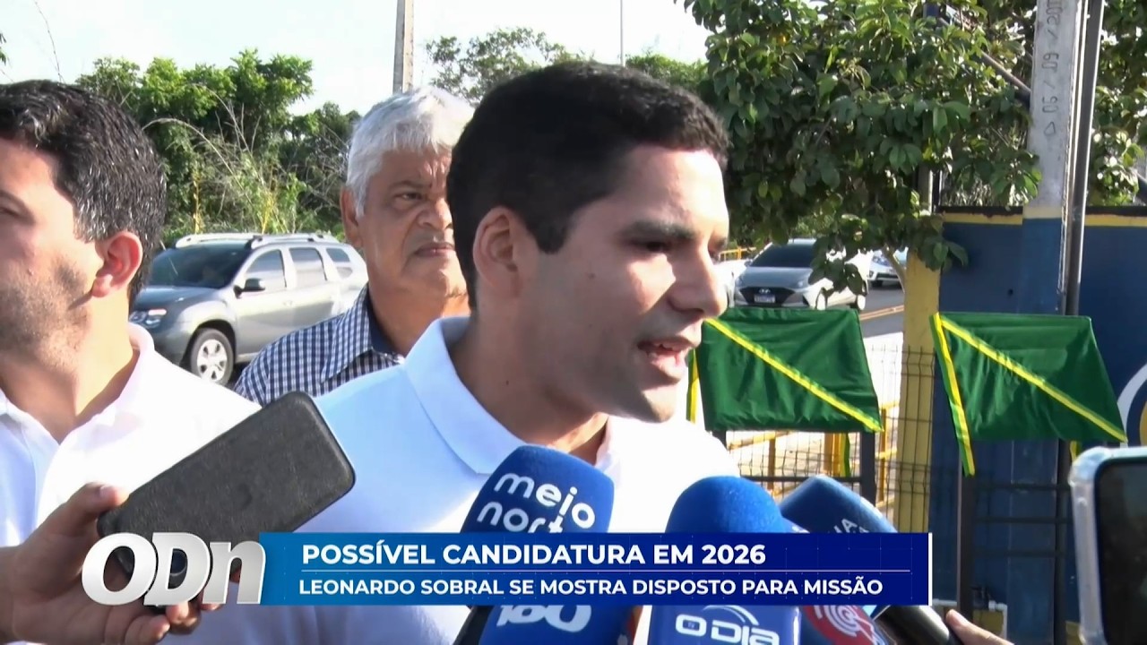 Possível candidatura em 2026: Leonardo Sobral se mostra disposto para missão 18 03 2026