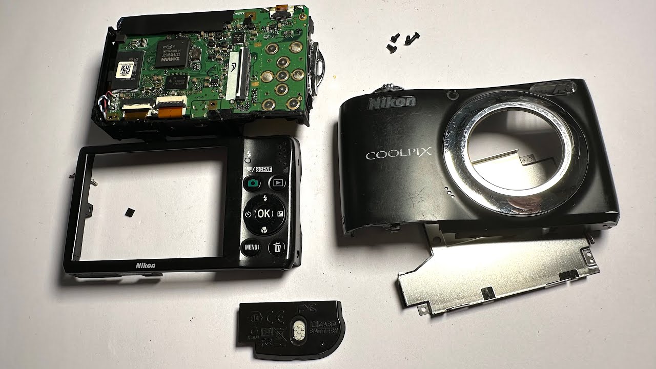 Nikon Coolpix L22 Broken Battery cover Replacement