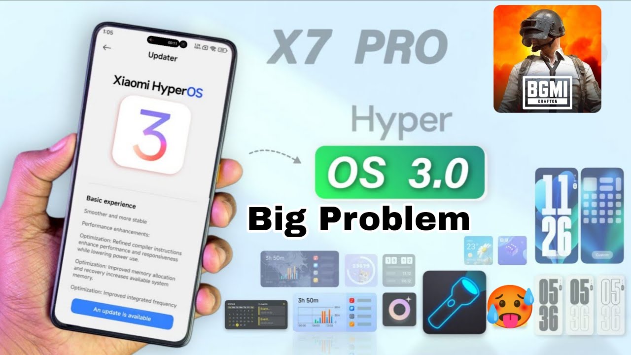 Poco X7 Pro HyperOS 3.0 Update 🔥 BGMI 90 FPS Test | Smooth Gameplay & Performance Review
