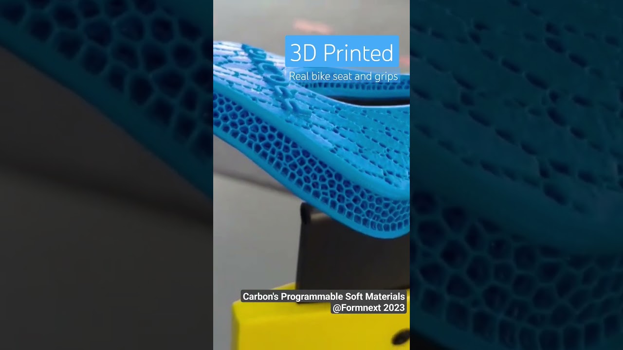 Revolutionary 3D-Printed Bike Seat & Grips #3dprintingrevolution #manufacturinginnovation #carbon3d