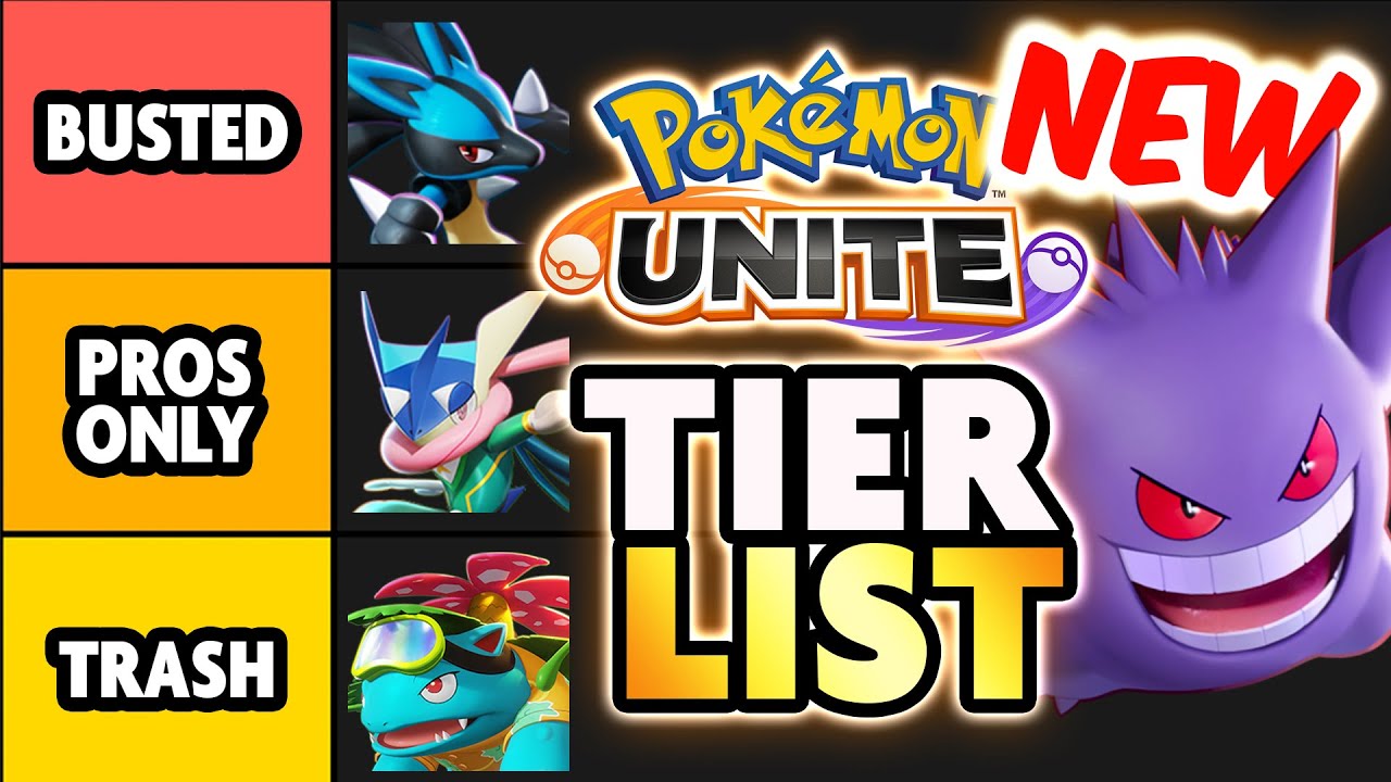 *NEW* The ULTIMATE POKEMON UNITE TIER LIST Updated! #PokemonUnite