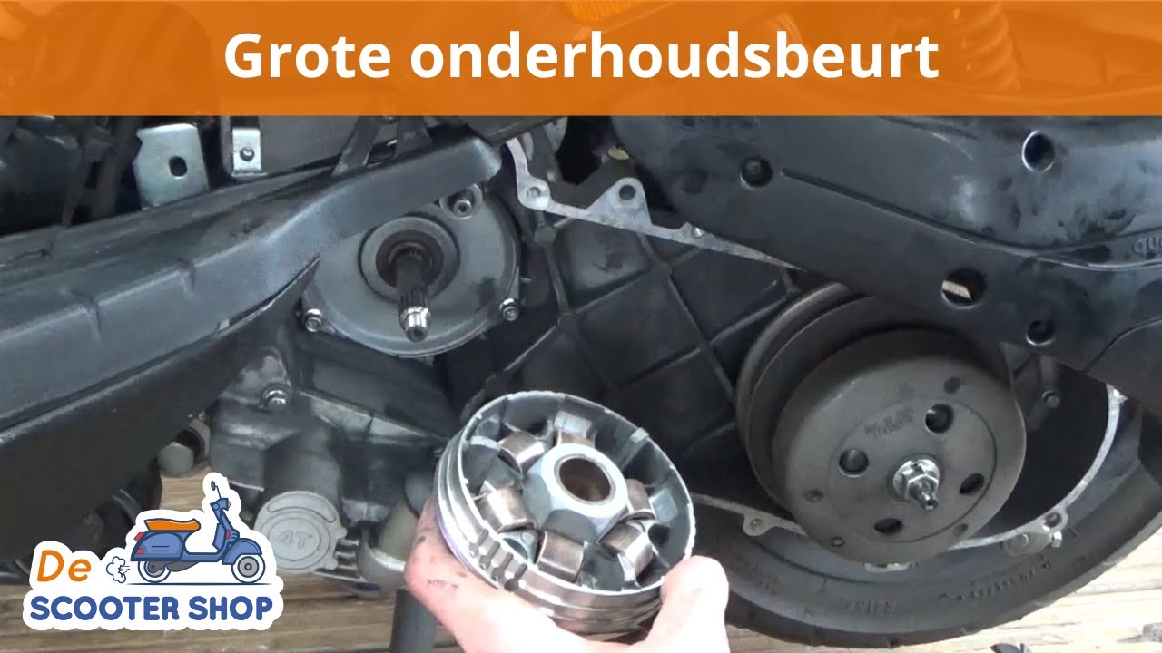 Grote onderhoudsbeurt uitvoeren Vespa & Piaggio Zip 4-takt | Montagevideo - De Scooter Shop